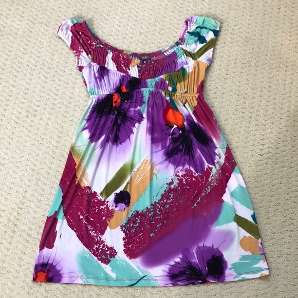 👗 Bright Multi-Color Dress From Nordstroms. - Picture 5 of 9